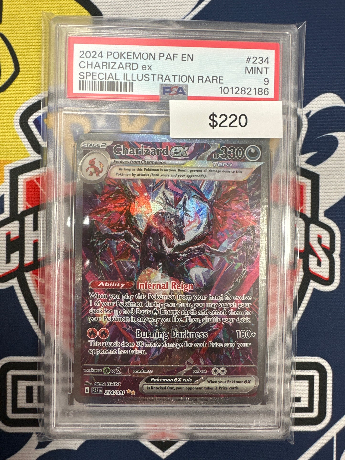 Pokemon Charizard ex 234/091 PSA 9