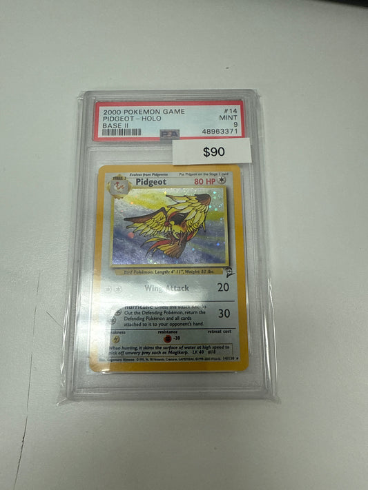 Base Set 2 Pidgeot Holo #14/130 PSA 9