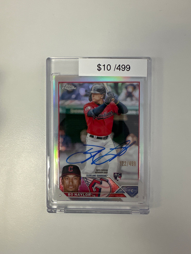 2023 Topps Chrome Bo Naylor Auto /499 