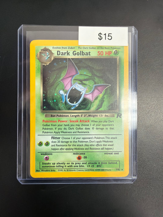 Pokemon Dark Golbat 7/82 LP