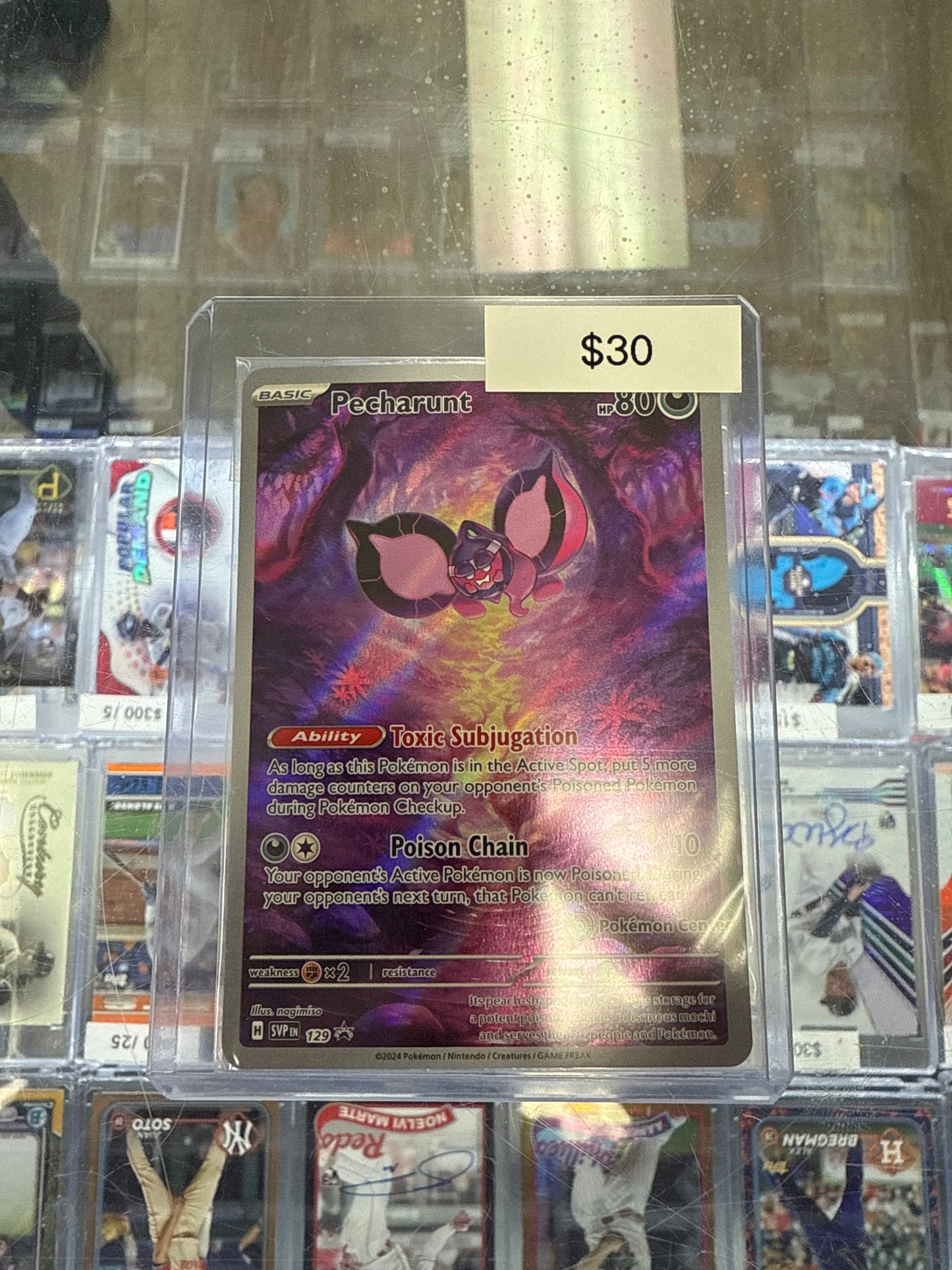 Pokemon Pecharunt Pokemon Center Promo #129