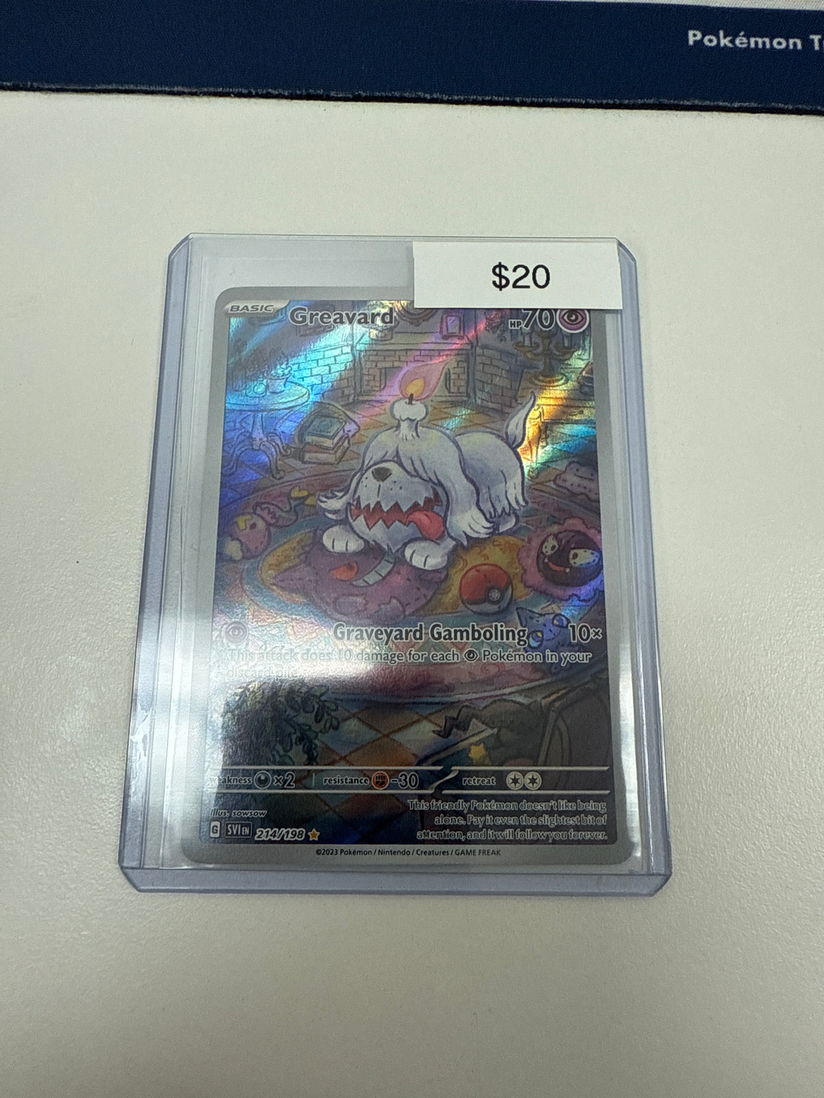 Pokemon Greavard #214/198