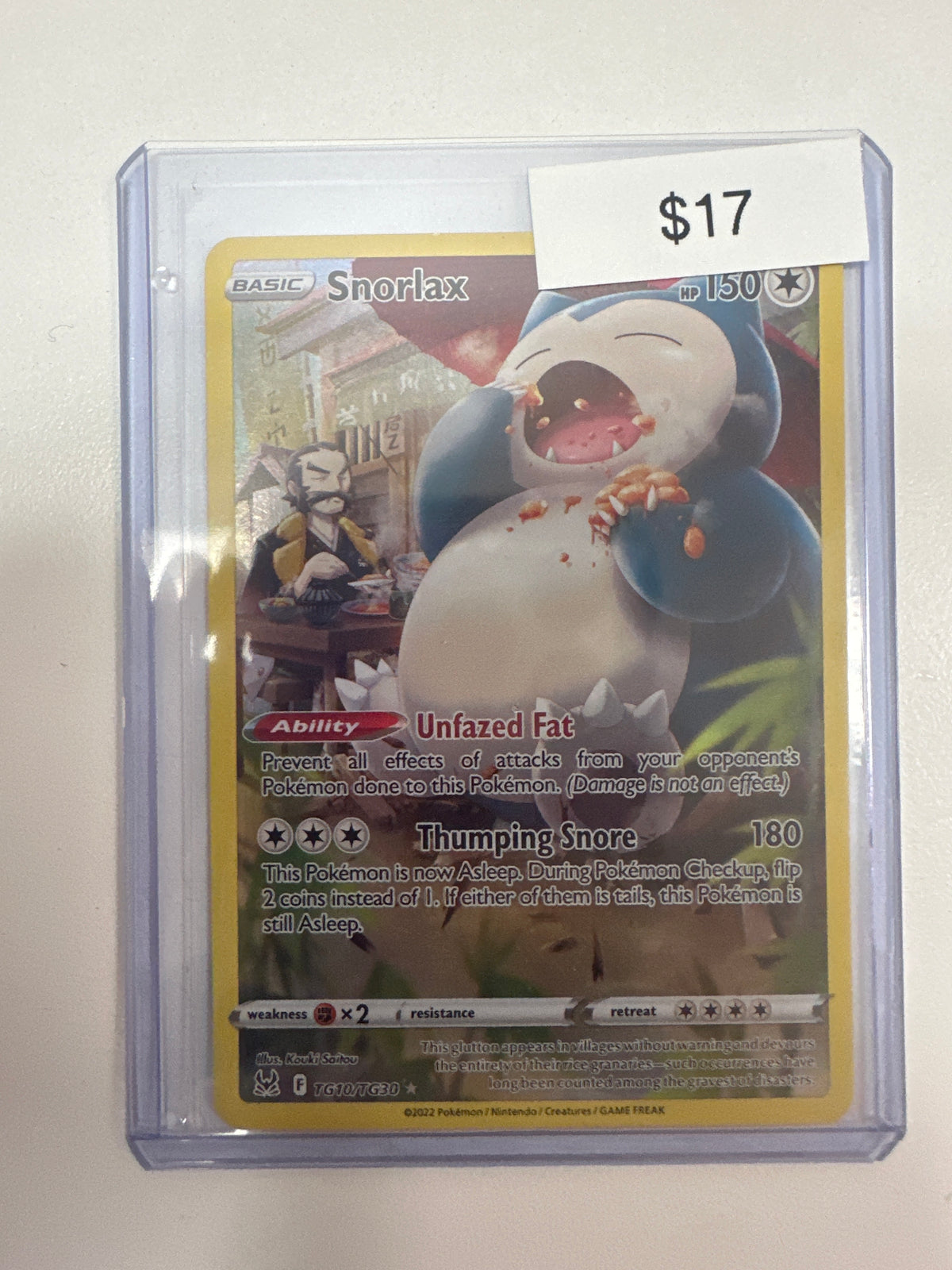 Pokemon Snorlax TG10/TG30