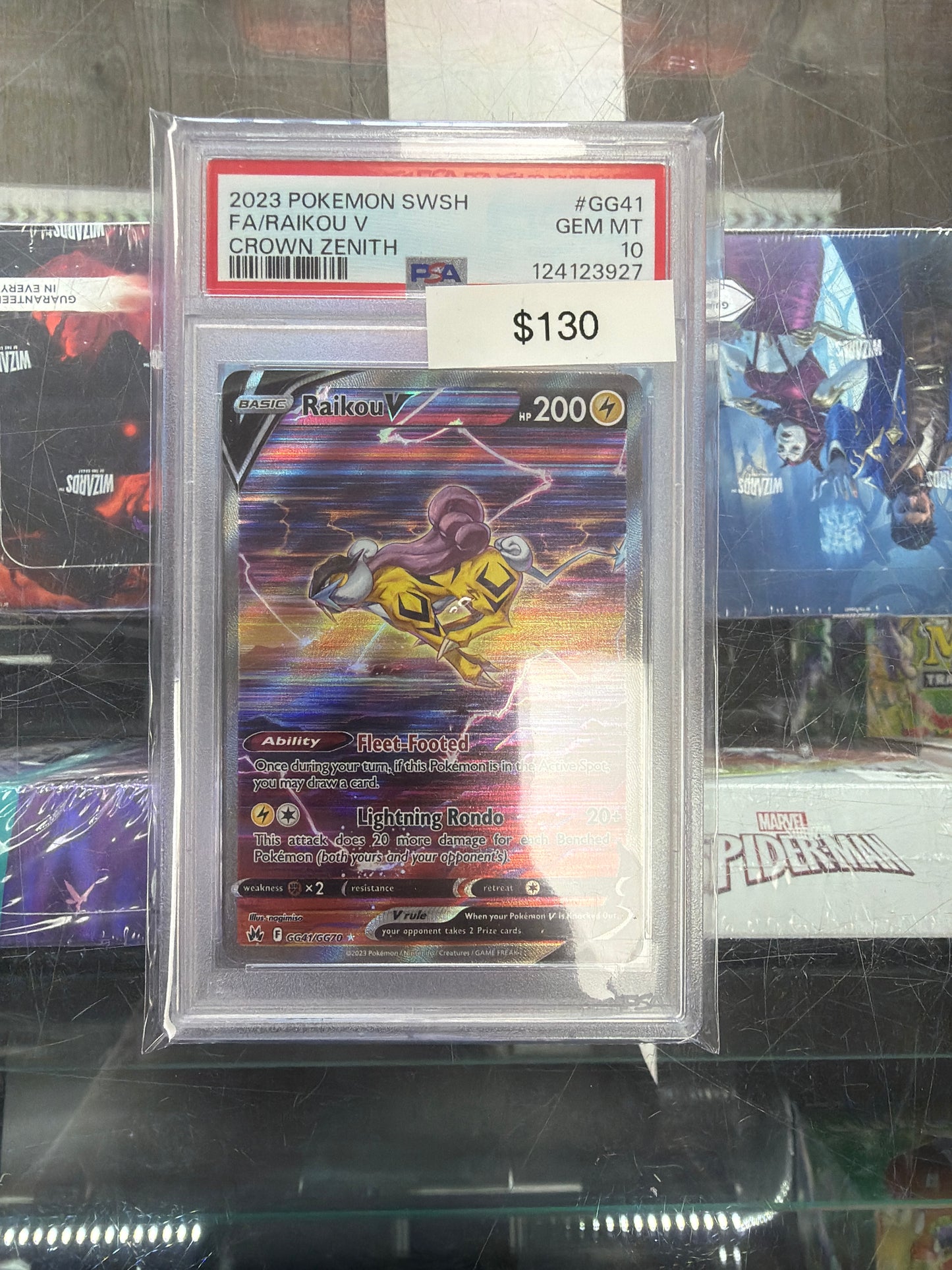 Pokemon Raikou V GG41 PAA 10