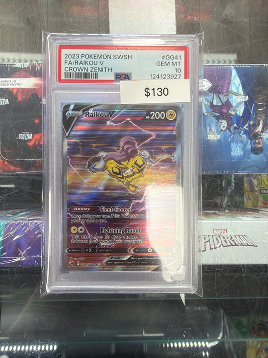 Pokemon Raikou V GG41 PAA 10