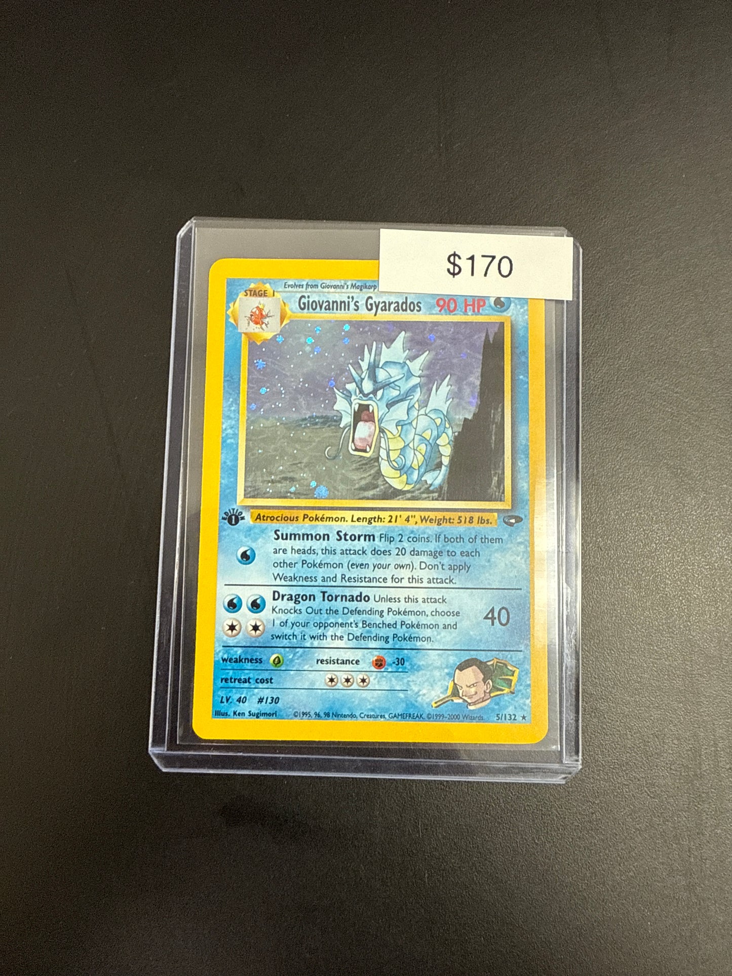 Pokémon Giovanni Charizard 5/132 1st Ed.