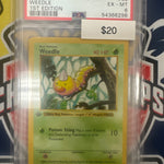 Pokemon Weedle 69/102 1st Edition PSA 6