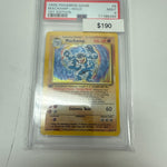 Base Set Machamp 1st Ed Holo #8/102 PSA 9