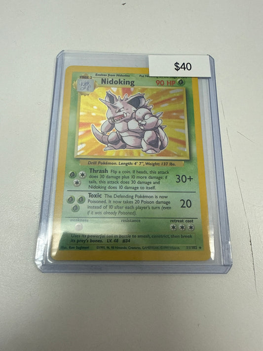 Pokemon Nidoking Holo #11/102