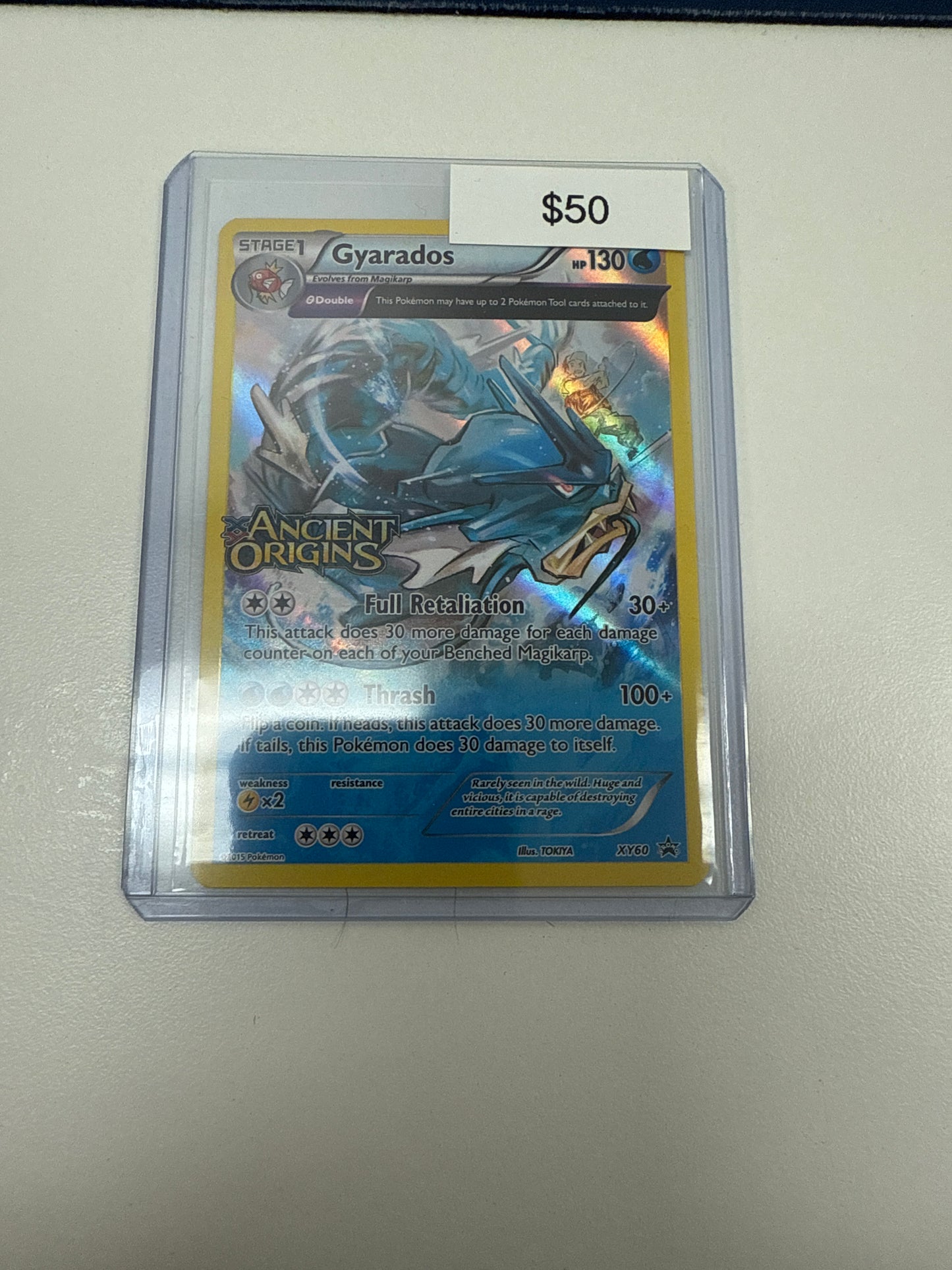 Pokemon Ancient Origins Gyarados #xy60