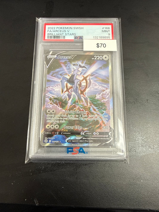 Pokemon Arceus V #166/172 PSA 10