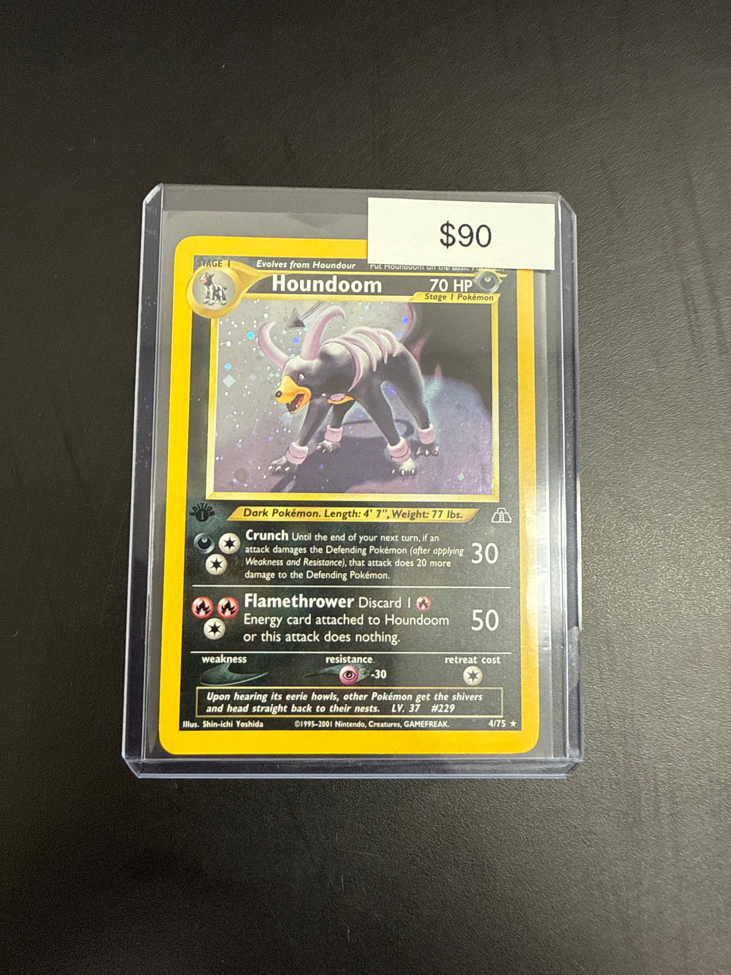 Pokémon Houndoom 4/75 1st Ed.