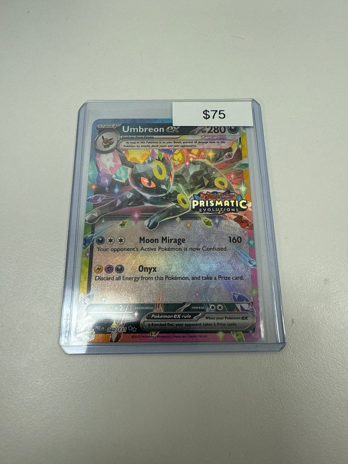 Pokemon Umbreon Ex Surprise Box Promo #060/131 Grail Collectibles AZ Pokemon Umbreon Ex Surprise Box Promo #060/131 Grail Collectibles AZ