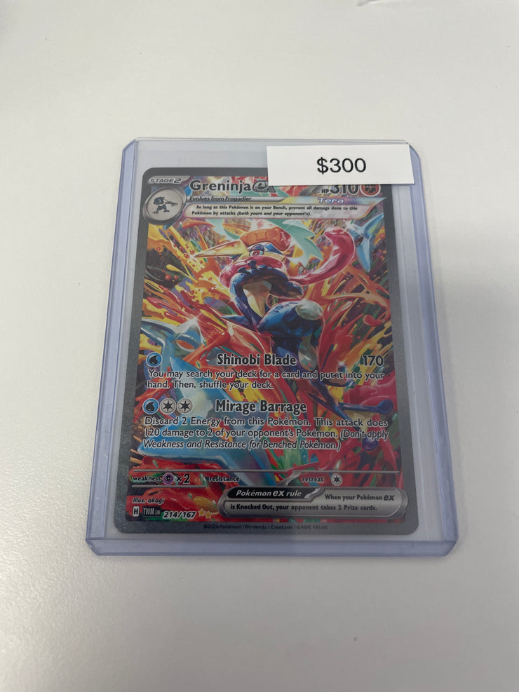 Pokémon Twilight Masquerade Greninja EX 214/167