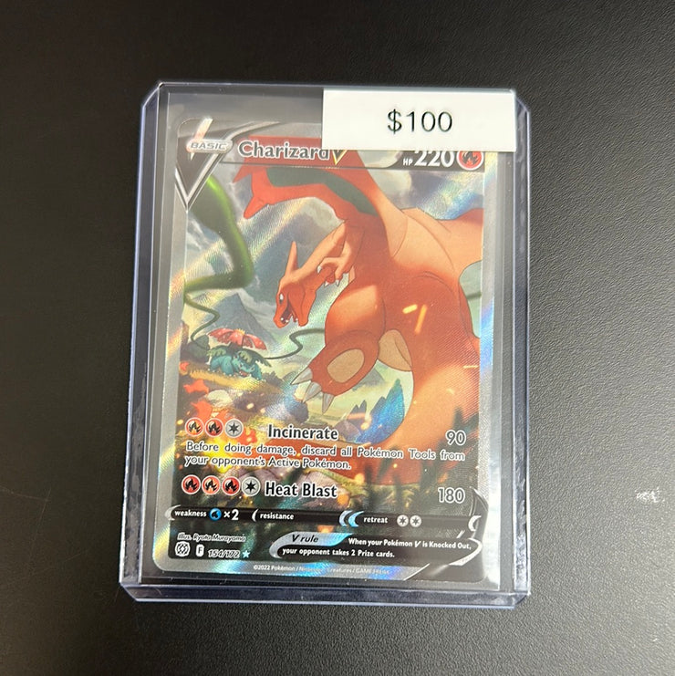 Pokémon Brilliant Stars Charizard V 154/172 LP