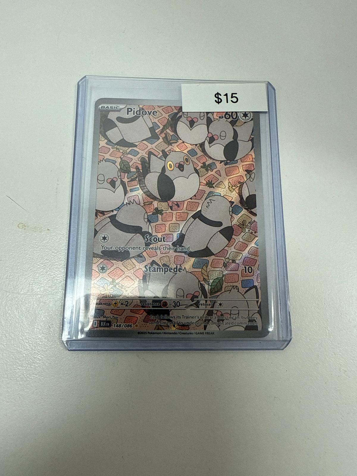 Pokemon Black Bolt Pidove #148/086