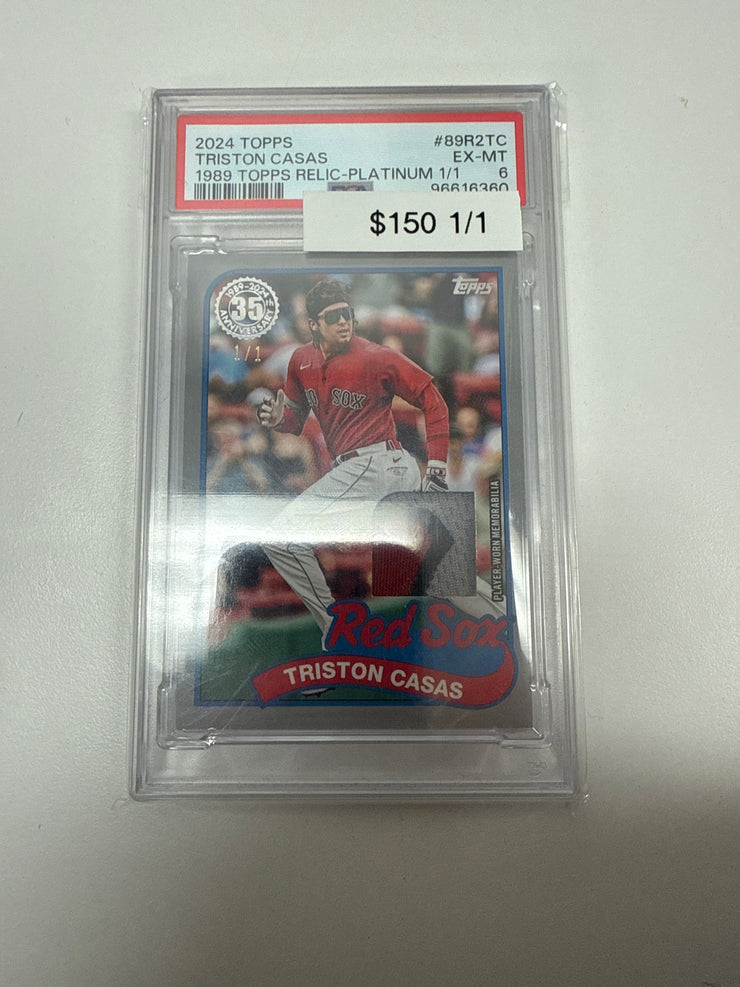 2024 Topps Triston Casas 1/1 Patch 