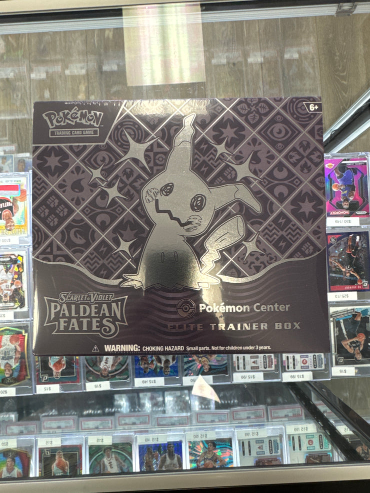 Pokémon Paldean Fates Elite Trainer Box Pokemon Center