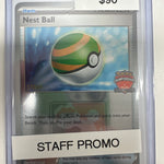 Pokemon Regional Promo Staff Nest Ball 181/198