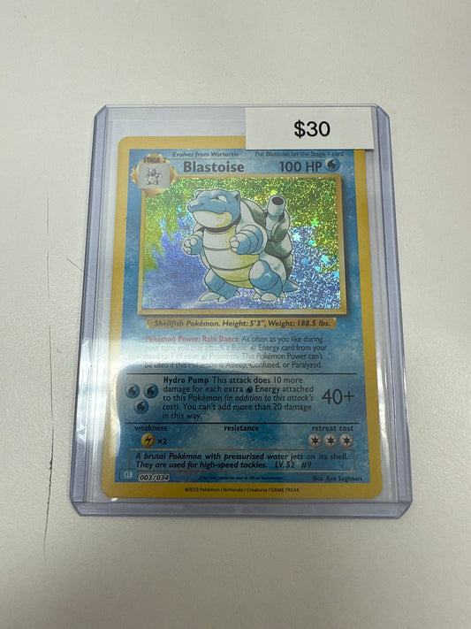 Pokemon Classic Collection Blastoise Holo #003/034