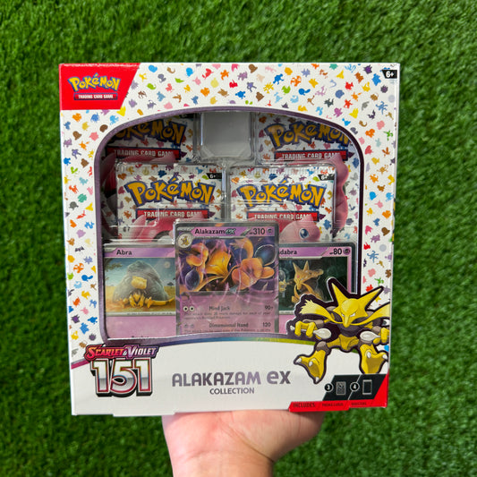 Pokemon 151 Alakazam ex Collection Box
