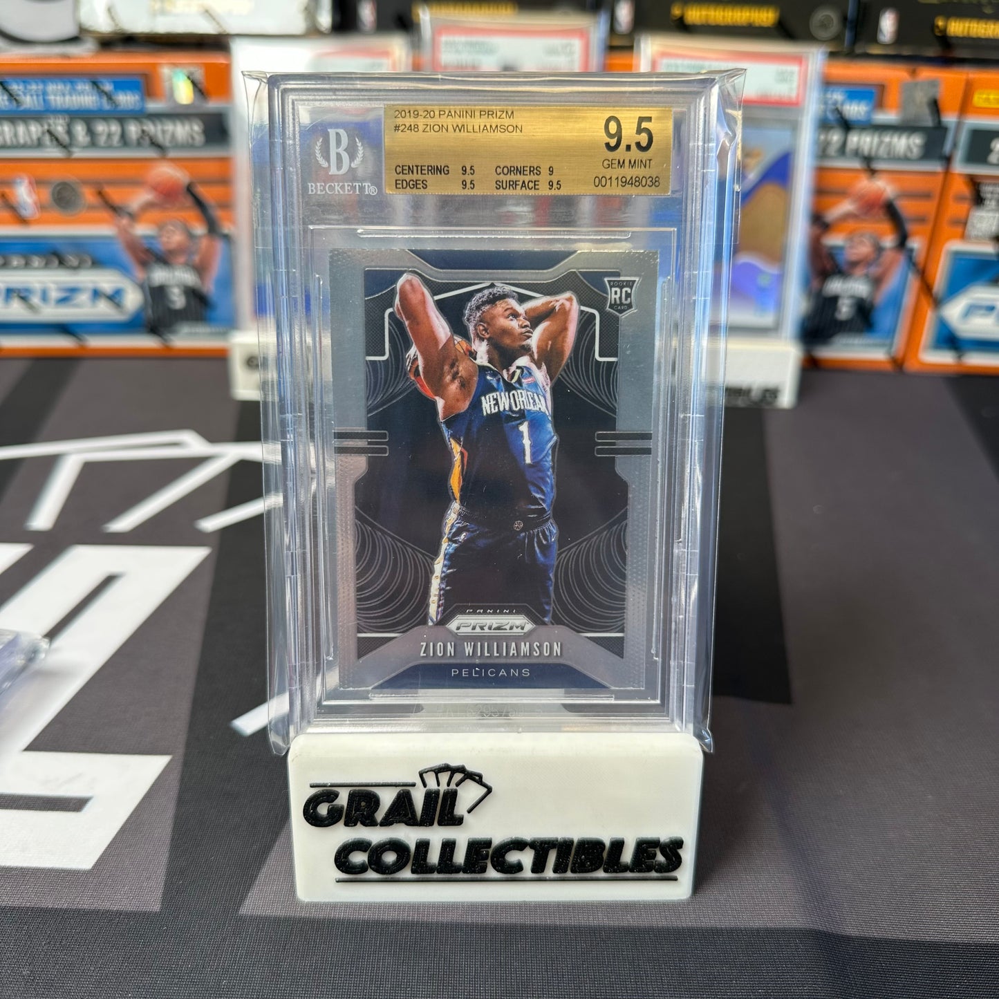 Zion Williamson Prizm Rookie BGS 9.5