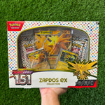 Pokemon 151 Zapdos ex Collection Box