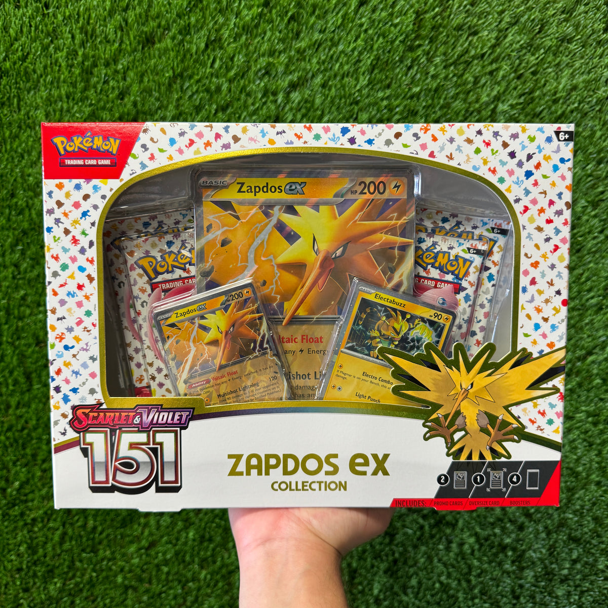 pokémon - trading card game: 151 zapdos ex box Pokemon 151 Zapdos ex Collection Box