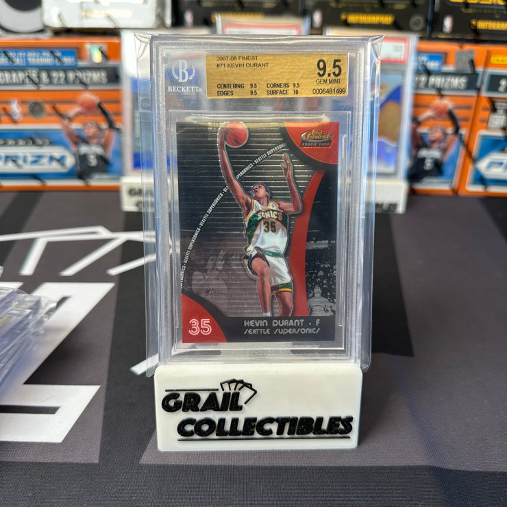 Kevin Durant Topps Finest Rookie BGS 9.5