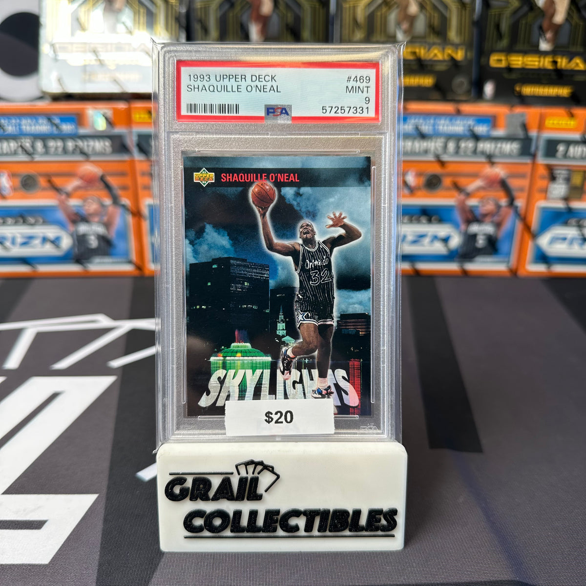1993 Upper Deck Shaquille O'Neal 469 PSA MINT 9