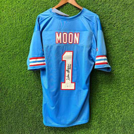 Warren Moon Signed Jersey Beckett Authenticated
