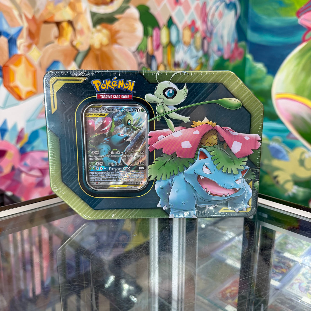 Pokemon Tag Team (Team Up) Tin Celebi & Venusaur GX