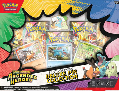 (03/20 Release) Pokemon Ascended Heroes First Partners Deluxe Pin Collection