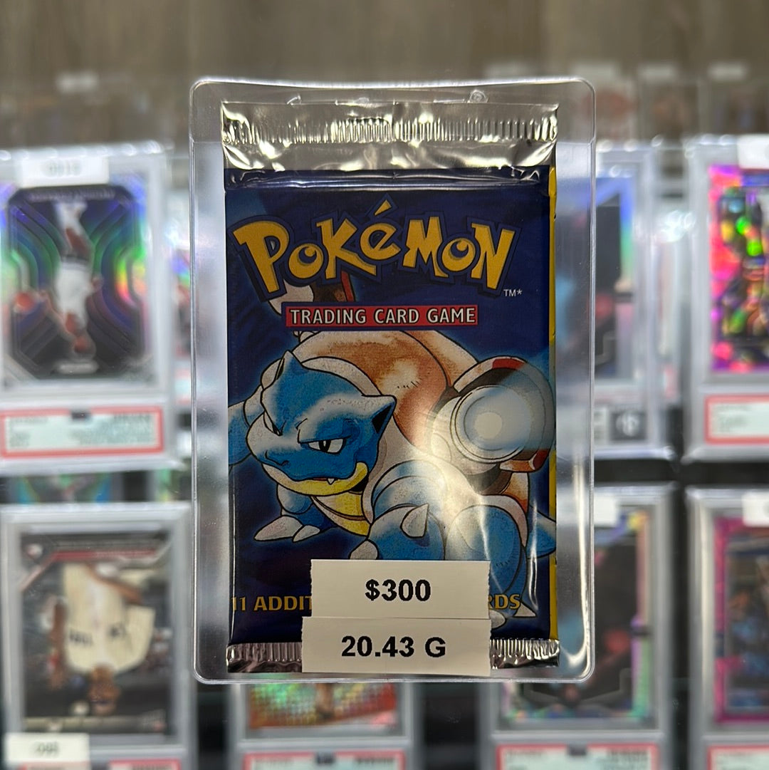 Pokémon Base Set Booster Pack Blastoise Artwork