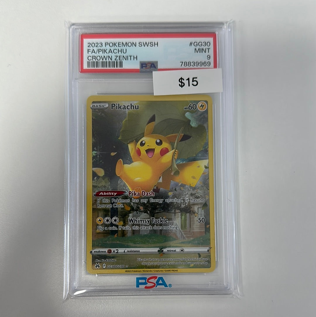 2023 Pokémon Pikachu #GG30 PSA 9