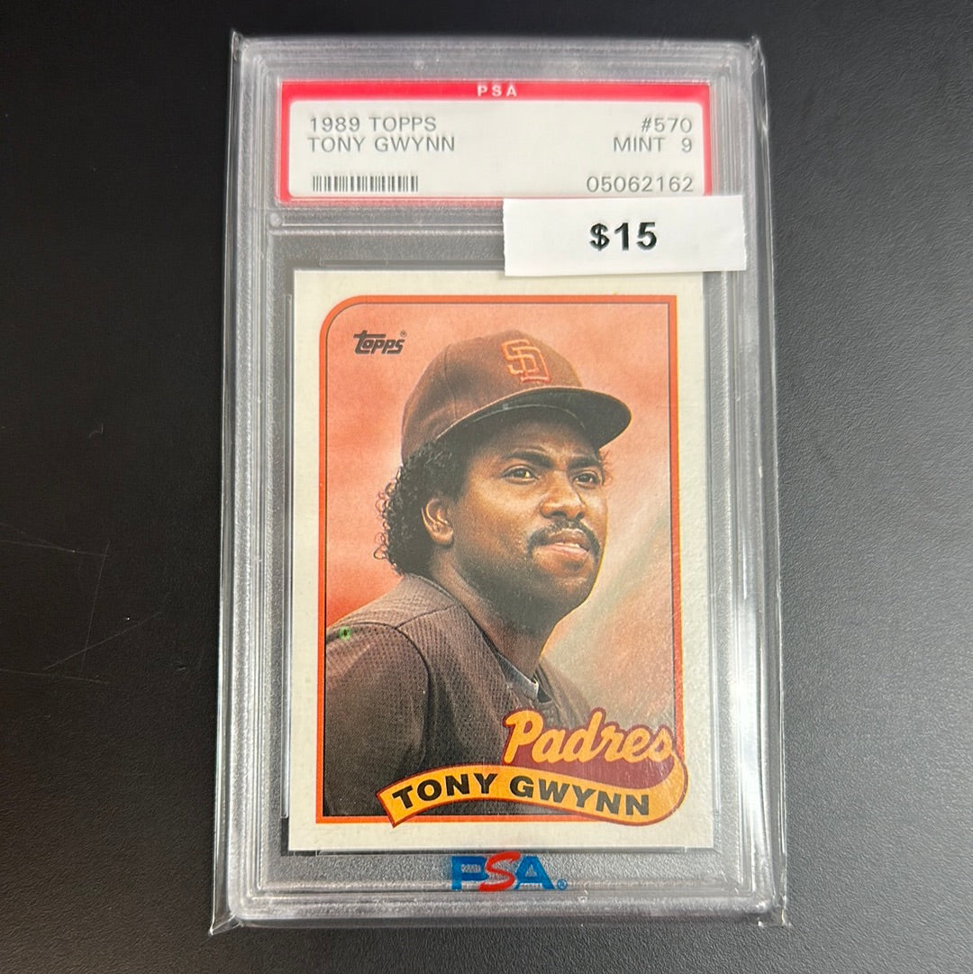 1989 Topps Tony Gwynn #570 PSA 9