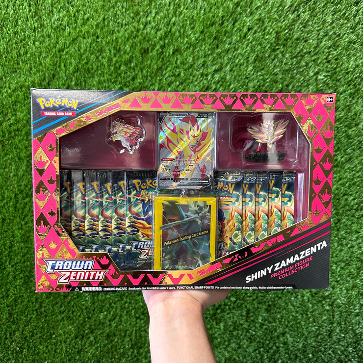 Pokemon TCG Crown Zenith Premium Figure Collection (Shiny Zacian)