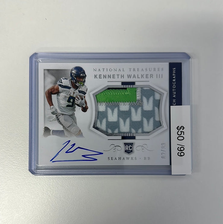 2022 National Treasures Kenneth Walker RPA /99