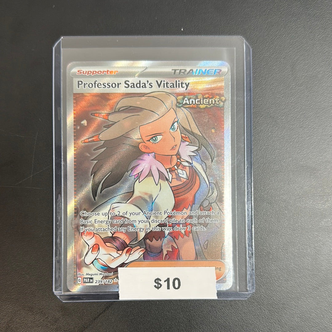 Pokémon Professor Sadas Vitality Paradox Rift Full Art 239/182