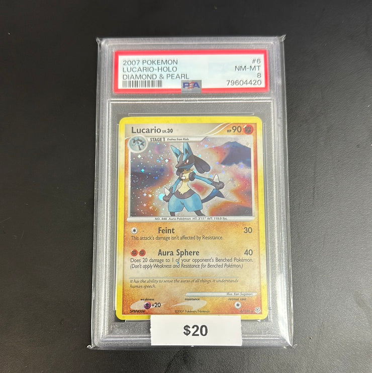 2007 Pokémon Lucario Holo Diamond & Pearl 