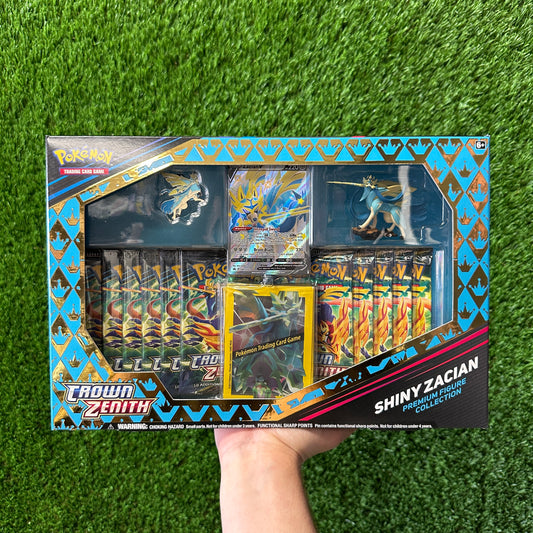 Pokemon Crown Zenith Shiny Zacian/Zamazenta Premium Figure Collection