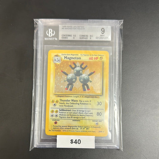 Pokémon Base Unlimited #9 BGS 9