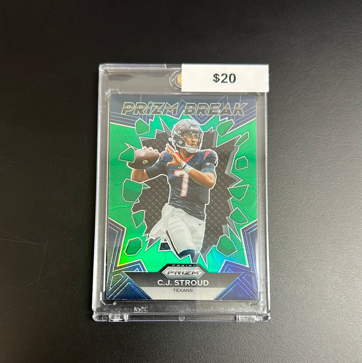 2023 Prizm CJ Stroud Prizm Break Green 