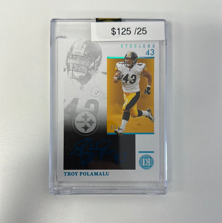 2021 Panini Encased Troy Palamalu Auto /25