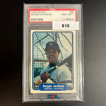1982 Fleer Reggie Jackson #39 PSA 8