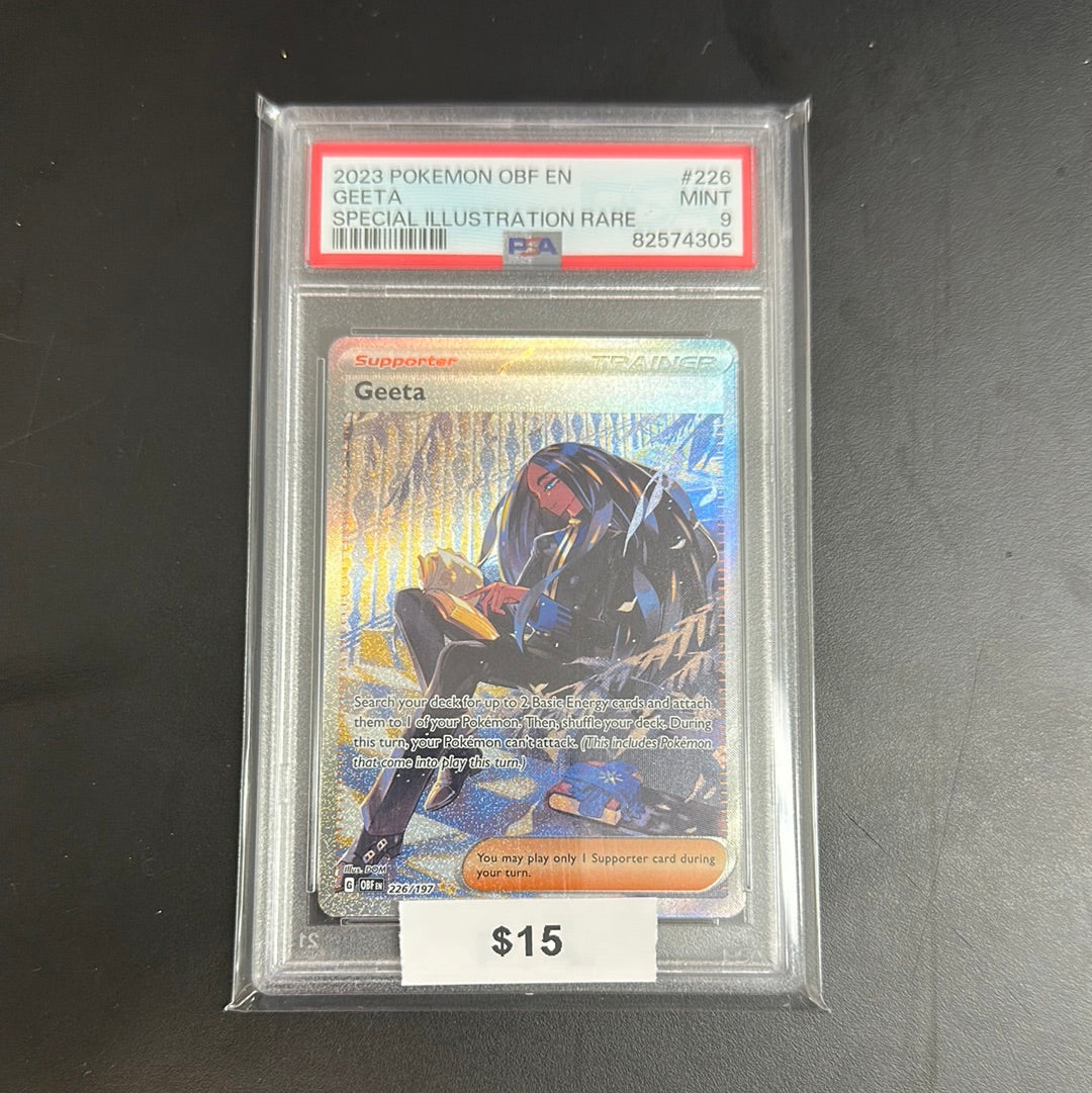 2023 Pokémon Geeta Special Illustration Rare #226 PSA 9