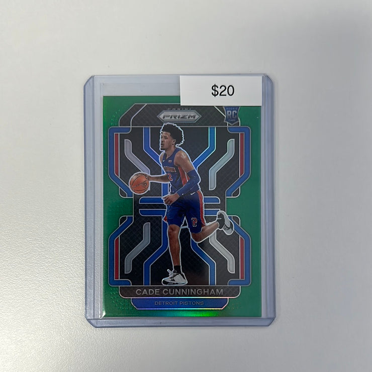 2021-22 Prizm Cade Cunningham Green 