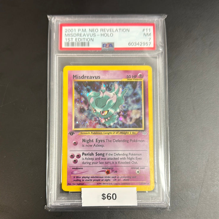 2001 Neo Revolution Misdreavus Holo 1st Edition 