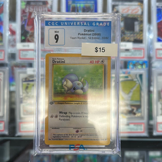 Pokémon 2000 Dratini Team Rocket 1st Edition 53/82