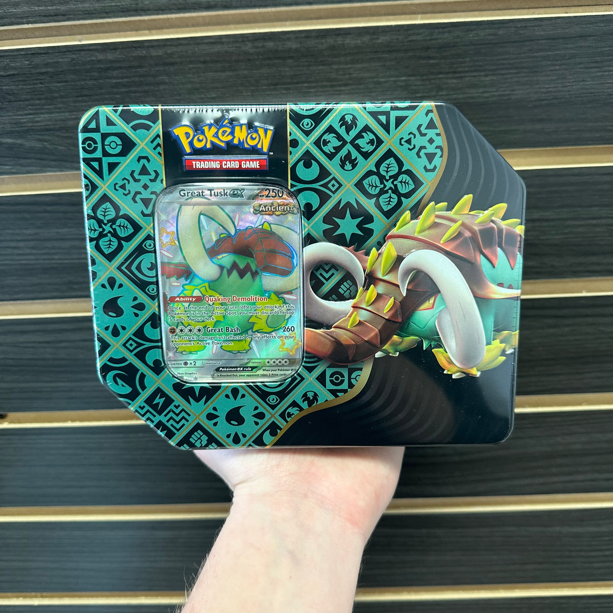 Pokemon Paldean Fates Tin